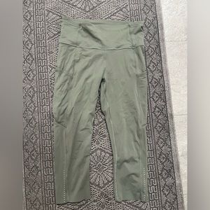 Lululemon Align high-rise Crop with Pockets 6 Sage Green